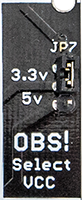 Sensor panel Voltage selector visual