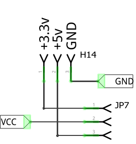 Sensor Side panel voltage selector schematic