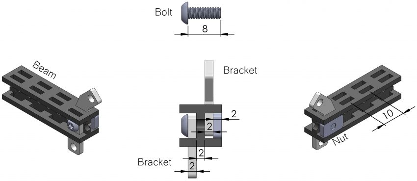 Occupied rectangular holes