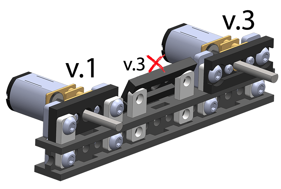 Motor bracket mounting