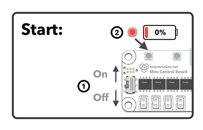 Mini Control Board v2.0 discharged